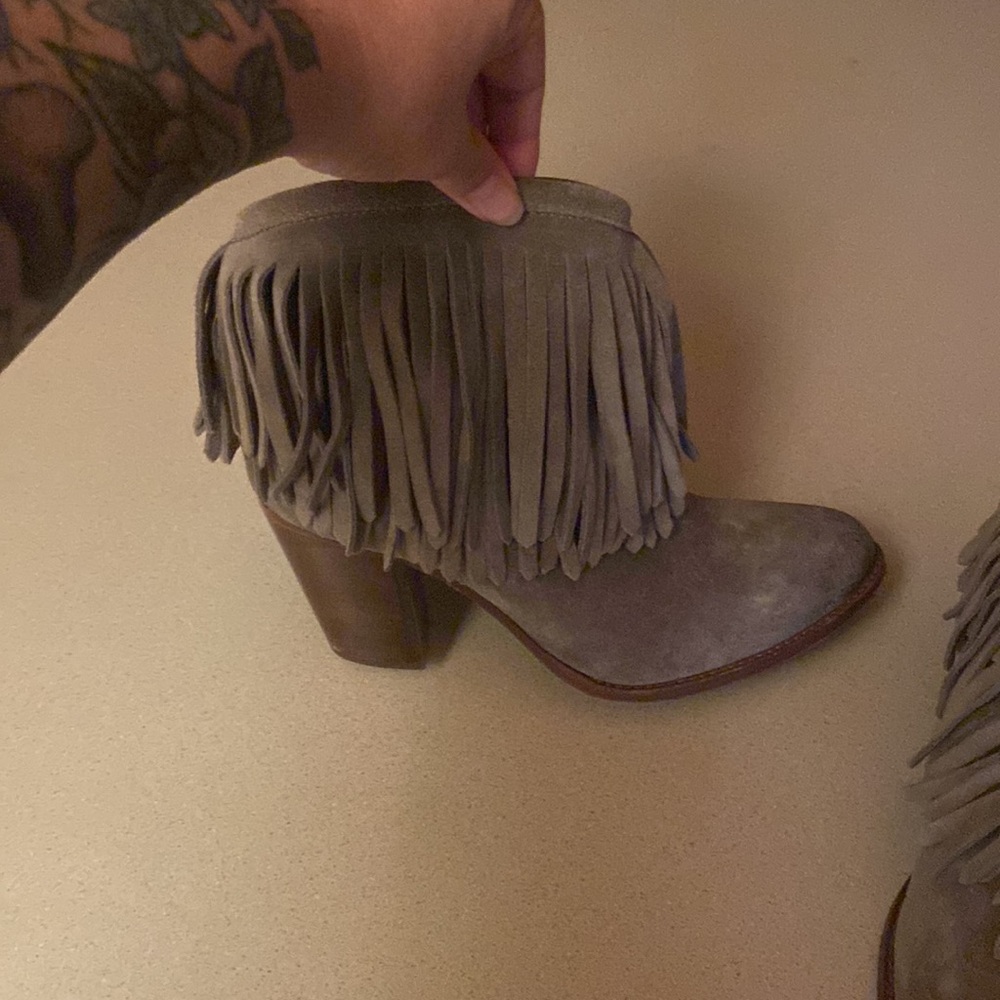 Suede Frye Booties - Picture 2 of 5